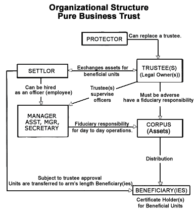Organizational Structure Pure Business Trust