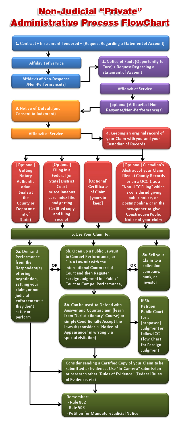 Private-Process-Flowchart-Outline | Understand Contract Law and You Win!