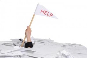 HelpFlaginPileofPapers