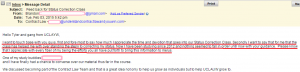 feedback email
