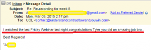testimonial best webinar ucl week8