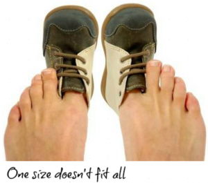 One Size Doesnt Fit All
