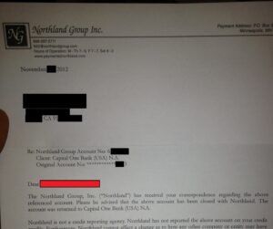 Northland Credit Report Removal Success 1