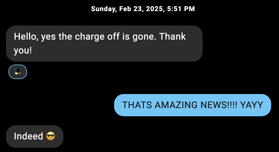 Chargeoff Gone Credit Dispute3.1