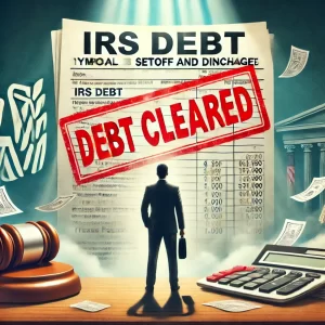 irs debt setoff discharged