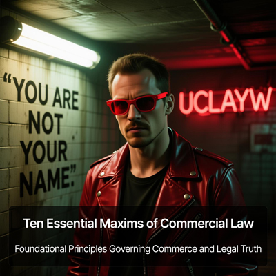 Commercial Law 10 essential maxims or precepts