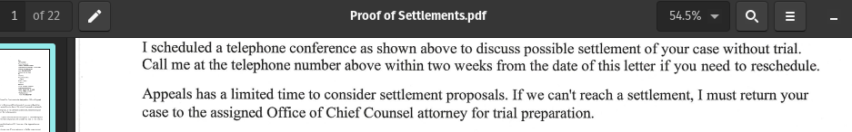 proof tort settlements