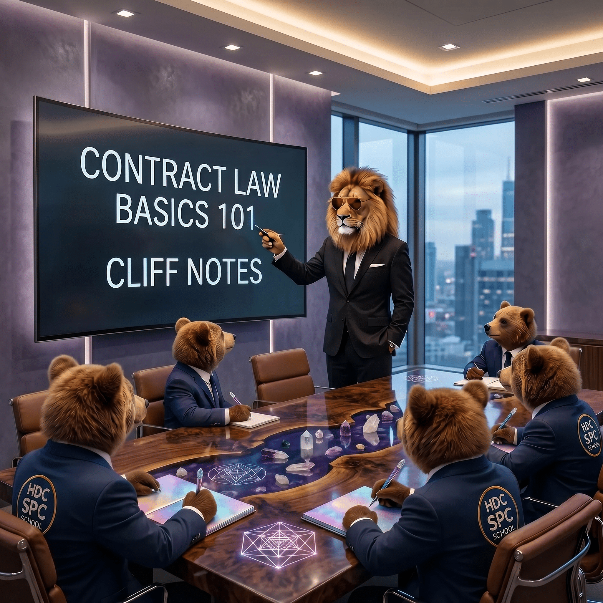 EDU COURSES 17 Contract Law Basics Cliffnotes