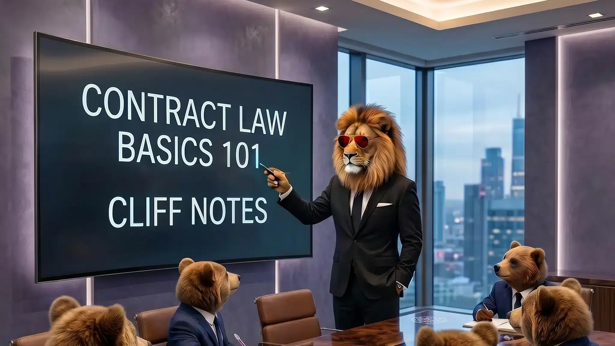 Contract Law Basics Cliffnotes
